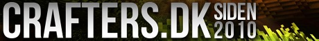 Crafters.dk - Dansk minecraft siden 2010 banner