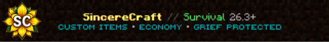 SincereCraft banner