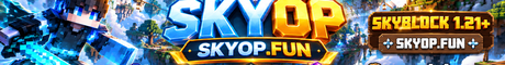 SkyBlock Op banner