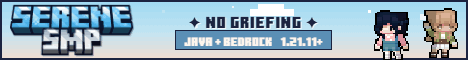 Serene SMP banner