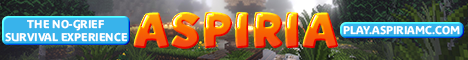 🌠★ Aspiria MC 1.21.10 - Survival * Skyblock ★ 🌠 banner