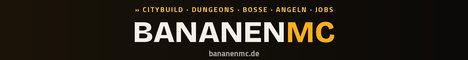 ⭐ BananenMC.de ⭐ Dungeons & Bosse ⭐ Selbst gebaut ⭐ banner
