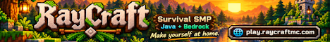 RayCraft SMP banner
