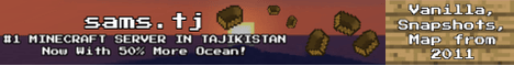 Sam's Minecraft Server banner