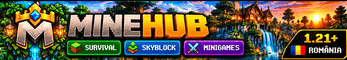 MineHub | Comunitate romaneasca banner