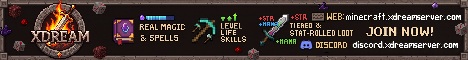 ⚔ xDREAM RPG — Java + Bedrock Crossplay banner