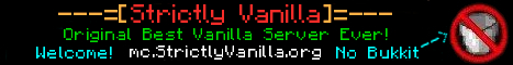 Strictly Vanilla banner