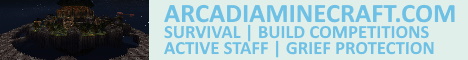 Arcadia Minecraft banner