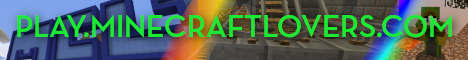 Minecraft lovers banner