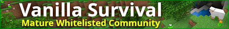 SiteB SMP - Vanilla Minecraft Server for Adults banner