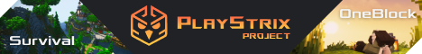 PlayStrix OneBlock | Survival banner