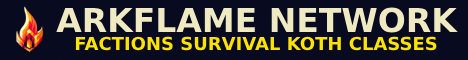 ARKFLAME NETWORK banner