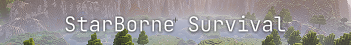 StarBorne Custom Terrain Sci-FI SMP banner