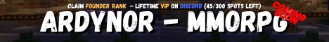Ardynor MMORPG - Join Discord for Lifetime VIP Founder Rank banner