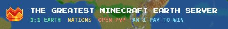 The Greatest Minecraft Earth Server banner
