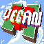 Vegan Minecraft logo