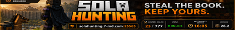 solohunting Minecraft Server banner