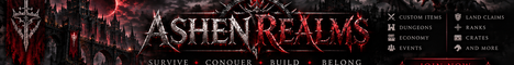 AshenRealms SMP banner