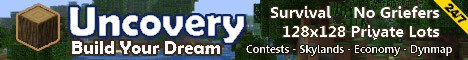 Uncovery Minecraft banner