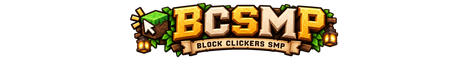 Block Clickers SMP banner