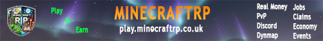MinecraftRP - Survival Roleplay, Jobs & Community banner