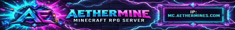 AetherMine Prison RPG banner