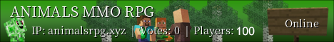 ANIMALS MMO RPG banner