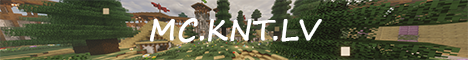 MC.KNT.LV Latvian server banner
