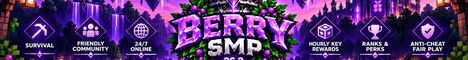 BerrySMP 2.26 Survival banner