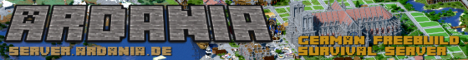 ⛏Ardania - Dein Freebuild/Survival Server banner
