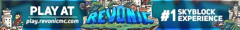RevonicMC | Enhanced RPG Skyblock banner