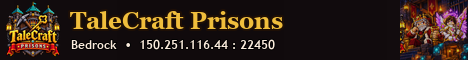 TaleCraft Prisons banner