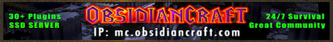 ObsidianCraft Cloud banner