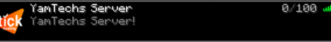 YamTechs Server banner