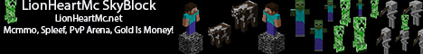 LionHeart Skyblock banner
