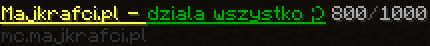 Majkrafci.pl PvP-Survival banner