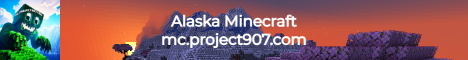 Alaska Minecraft project907.com banner