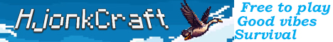 Hjonkcraft Servers banner