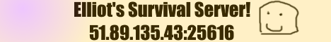Elliots Towny Survival Server banner