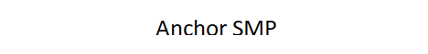 Anchor SMP banner