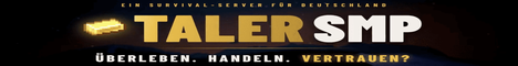 TalerSMP – Deutscher Economy Survival Server banner