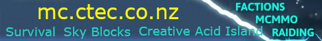 Ctec NZ Minecraft Server banner