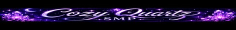 Cozy Quartz SMP | Survival | Economy | Java & Bedrock banner