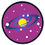 Golden Galaxy MC logo